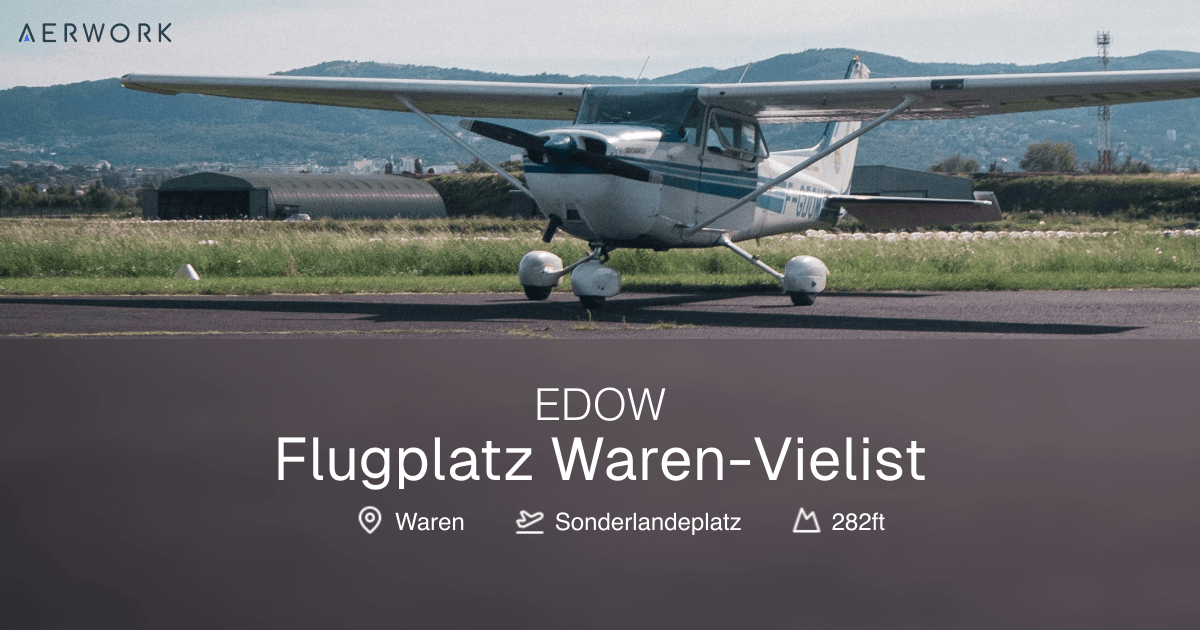 Edow EDOW Flugplatz Waren-Vielist | Aerwork